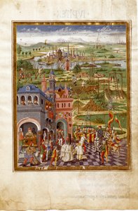 Scene of Torture and Convictions in a Medieval City by Cristoforo De Predis