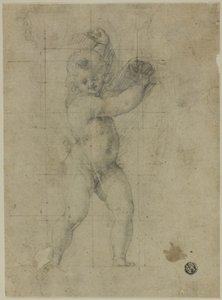Putto with Raised Arms by Cristoforo Roncalli