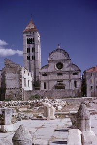 Facade of the church, built 1091