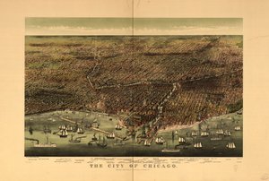 The City of Chicago by Currier and Ives