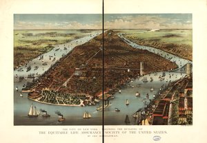 The City of New York by Currier and Ives Equitable Life Assurance Society Of The United States