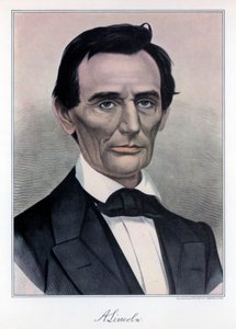 Abraham Lincoln, Sixteenth President of the United States, 19th century by Currier and Ives