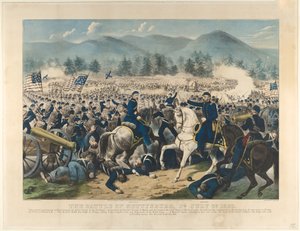The Battle of Gettysburg, Pa., July 3rd, 1863