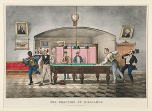 The Beauties of Billiards by Currier and Ives