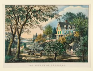 The Season of Blossoms by Currier and Ives