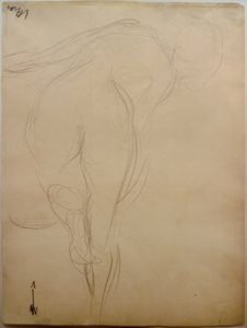 Female Nude from the Back by Curt Herrmann