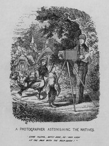 A Photographer Astonishing the Natives