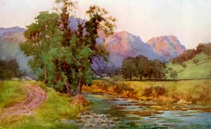 Yewdale Crags, Coniston, Cumbria by Cuthbert Rigby