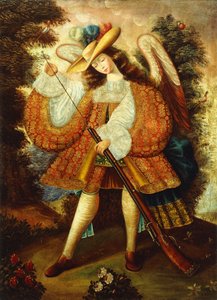 Archangel with Arquebus by Cuzco School