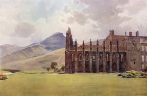 The Abbey Church, or Chapel Royal, in Holyrood Gardens