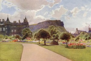 The North Garden, Holyrood Palace by Cyril Ward