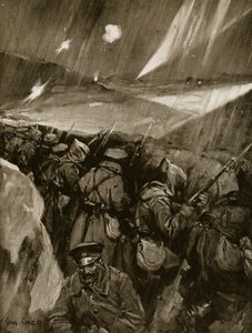 Bulgarians Besieging Adrianople, 1912-13 by Cyrus Cuneo
