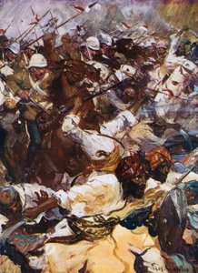 Charge of the Lancers at Kandahar by Cyrus Cuneo