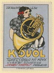 Kovol Liquid Polishing Agent for Metals by Czech School