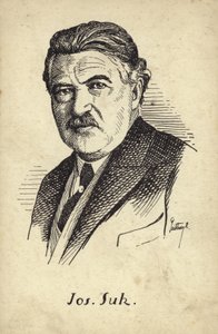 Portrait of Josef Suk by Czech School