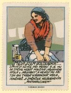 Woman doing washing
