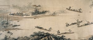 Fishermen on an Autumn River, Ming dynasty, 15th century