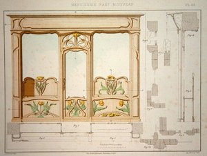 Design for a shop front, illustration from 