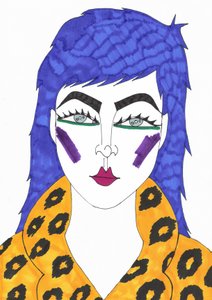 Blue Hair by Daisy de Villeneuve