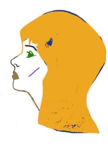 Yellow Head by Daisy de Villeneuve