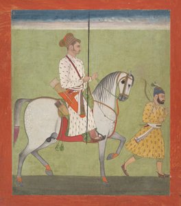 Jhujhar Singh on Horseback by Dalchand
