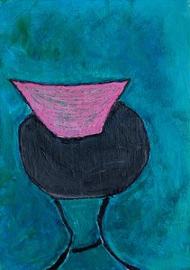 Abstract Pink Figure by Dale Hefer & Family
