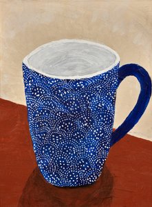 Blue Patterned Mug by Dale Hefer & Family