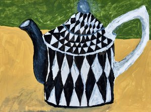 Harlequin Teapot
