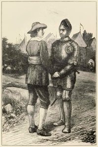 Hopeful and Christian (from The Pilgrims Progress by John Bunyan, illustration by Thomas Dalziel)