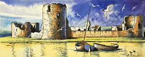 Flint Castle, Overlooking the River Dee by Dan Escott
