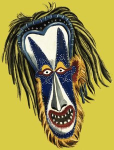 Japanese Theatrical Mask by Dan Escott