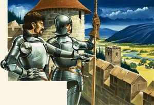 Looking Out Over the Battlements by Dan Escott