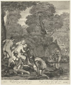 Diana and Her Nymphs Discovered by Actaeon