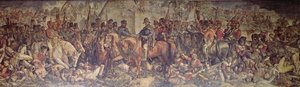 The Meeting of Wellington and Blucher after Waterloo by Daniel Maclise