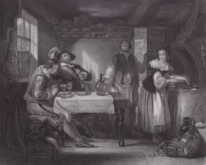 Gil Blas at Pennaflor by Daniel (after) Maclise