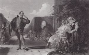 Malvolio, Twelfth Night by Daniel (after) Maclise