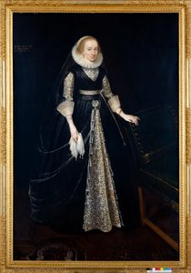 Elizabeth Howard by Daniel (attr. to) Mytens