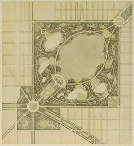 Plan of Chicago, Plate 62, Plan of a Proposed Park, 1909