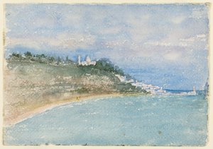 Point West of Algiers, North Africa, Travel Sketch by Daniel Burnham