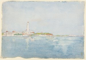 Sketch Taken at Algiers, North Africa, Travel Sketch