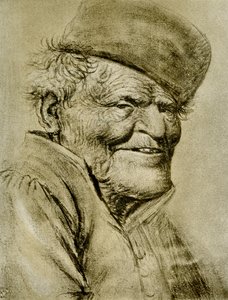 Head Study of a Smiling Farmer
