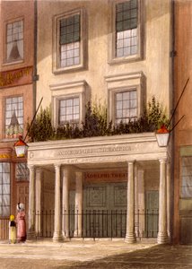 The Sans Pareil Theatre, 1826 by Daniel Havell