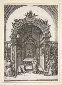 Altar Tabernacle with the Adulterous Woman by Daniel Hopfer