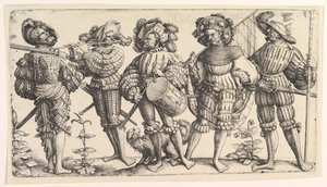 Five German Soldiers by Daniel Hopfer