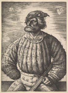 Portrait of Kunz von der Rosen by Daniel Hopfer
