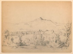 Chocorua Pond and Mountain, New Hampshire by Daniel Huntington