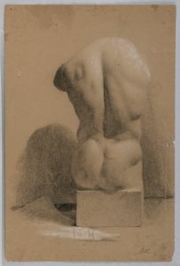 Male Torso From a Plaster, 1840