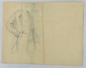 Mr. Samuel Ward Sr., Standing with Hand in Pocket, 1880 by Daniel Huntington