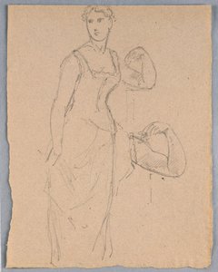 Sketch for a Portrait of Bella Worsham, 1878 by Daniel Huntington