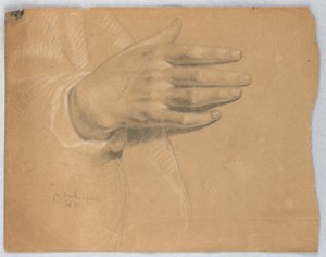 Study for "Martha Reprove", February 1855